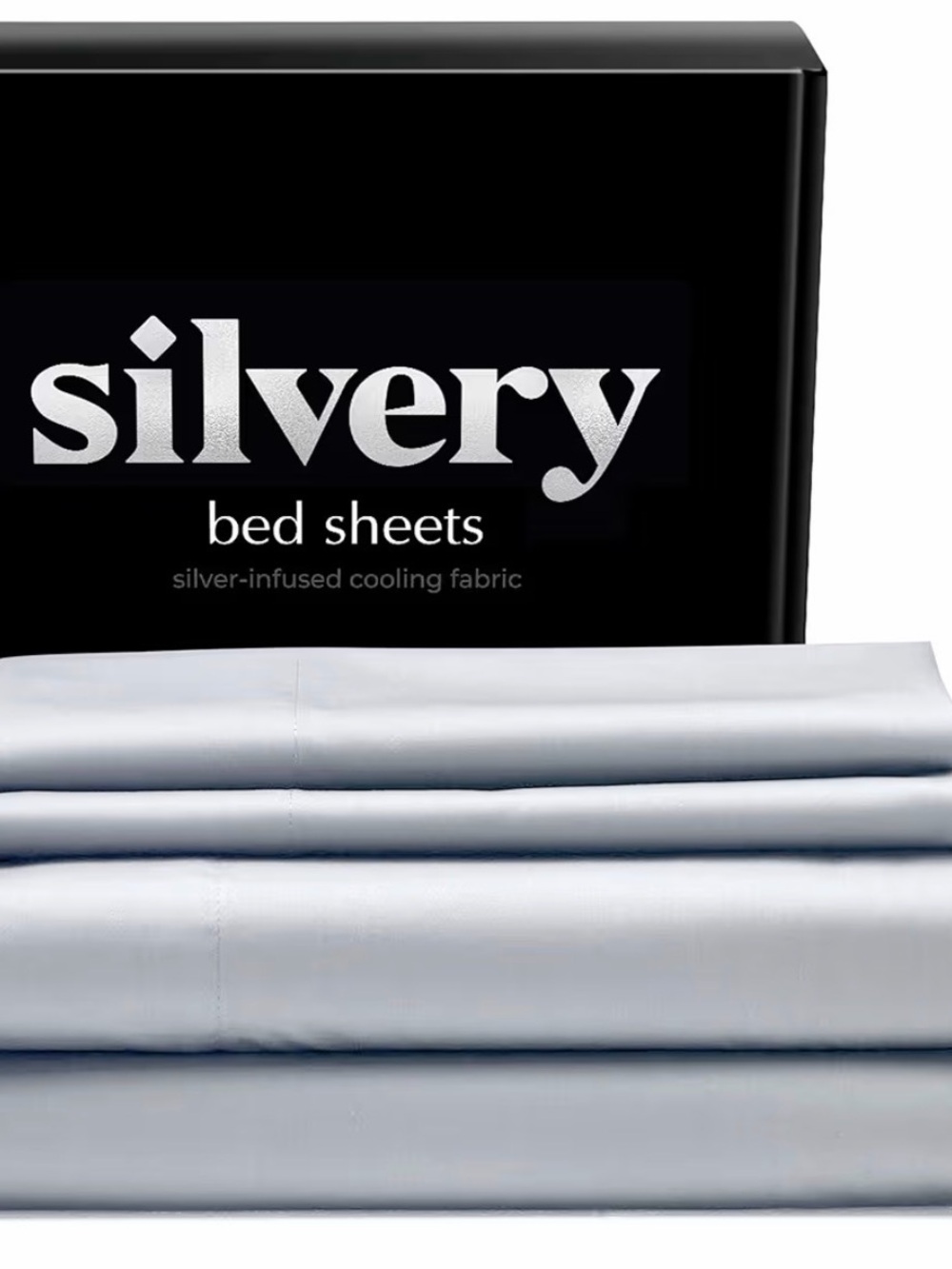 Silver Jeans Silver Cooling Bed Sheets